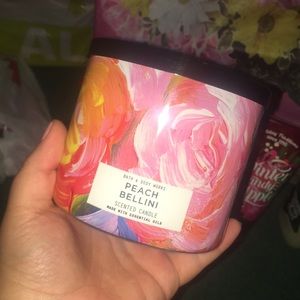 Bath and body 3 wick candle Peach Bellini 🍑